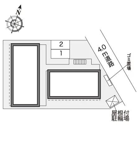 ★手数料０円★さいたま市北区奈良町 月極駐車場